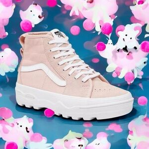 VANS SENTRY SK8 HI Top Dusty Rose Shoes Men’s Sz 6 Womens Sz 7.5 Ultra Crush NWT
